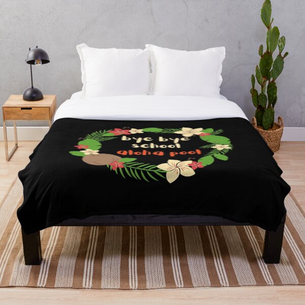 Item preview, Bye Bye School Aloha Pool - Text & Graphic Hawaii designed and sold by TesSpace.