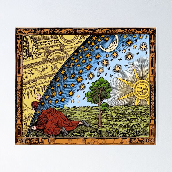 Item preview, Historical Drawing of the Stars, Heaven, Earth, Moon, and the Sun designed and sold by ScienceSource.