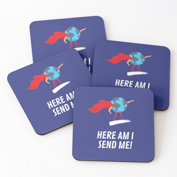 Item preview,  Here am I send me Isaiah 6:8  designed and sold by missionbear.