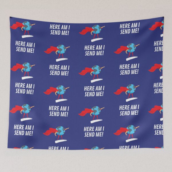 Item preview,  Here am I send me Isaiah 6:8  designed and sold by missionbear.