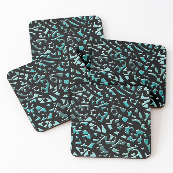 Item preview, Aquatic Arabic Calligraphy Graffiti designed and sold by SneakyShop.