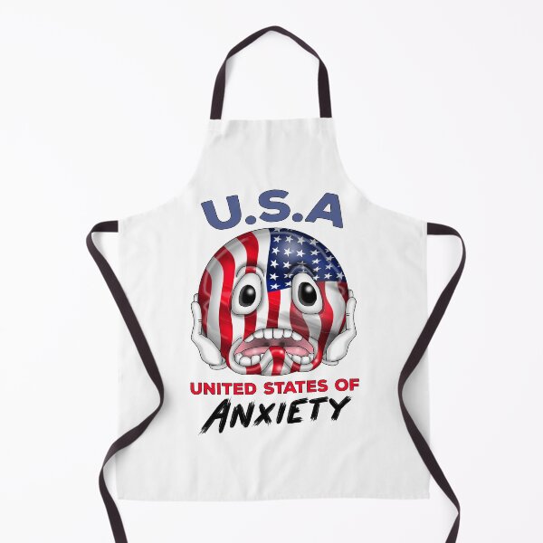 Item preview, United States Of Anxiety Funny American US Patriotic designed and sold by Status71.