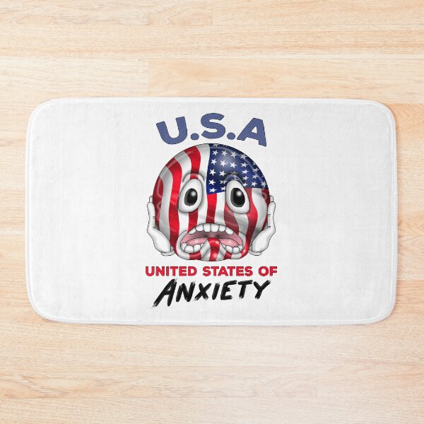 Item preview, United States Of Anxiety Funny American US Patriotic designed and sold by Status71.