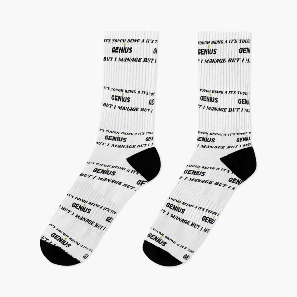 Item preview, It's tough being a genius designed and sold by Aura __Print.