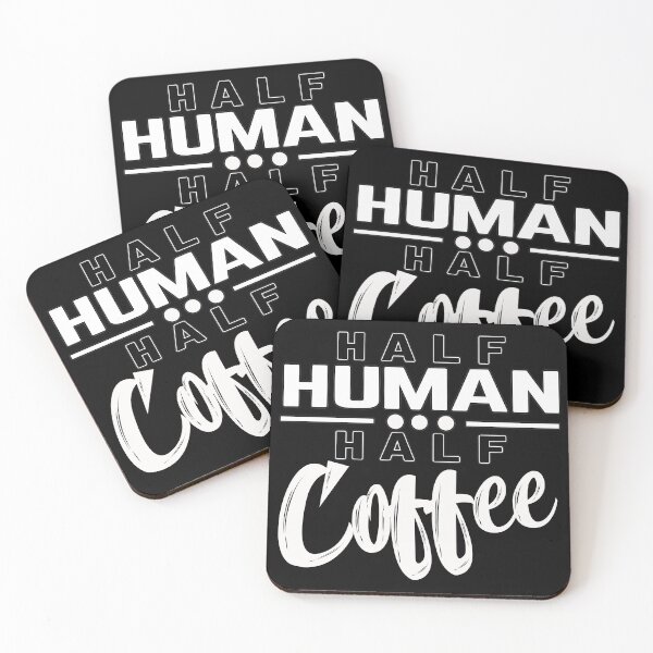 Item preview, Half Human Half Coffee designed and sold by MeroniGDesign.