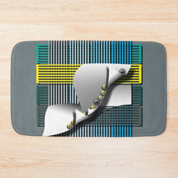 Item preview, Grid, sphere, corona, (280) (yellow, green, blue) decorative, digital, colorful, abstract, designed and sold by Paszkan.