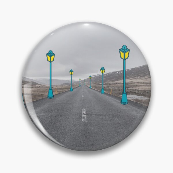 Item preview, Surreal Road with Lampposts designed and sold by Veriepear.