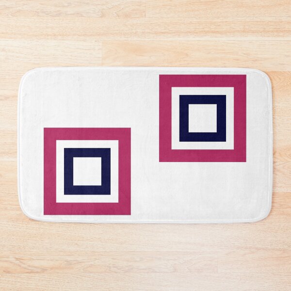 Item preview, Mulberry plain background and white art deco pattern designed and sold by Brontorino.
