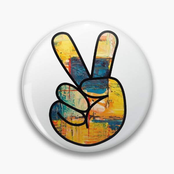 Item preview, Peace Sign Hand Painting designed and sold by BuzzySpaceBee.