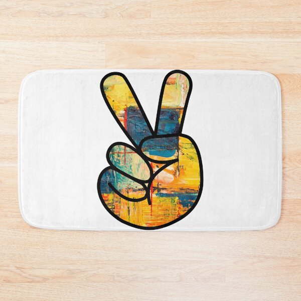 Item preview, Peace Sign Hand Painting designed and sold by BuzzySpaceBee.