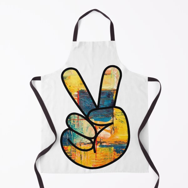 Item preview, Peace Sign Hand Painting designed and sold by BuzzySpaceBee.