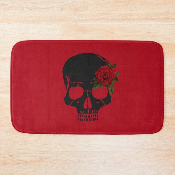Item preview, Skull and Red Rose designed and sold by SweetlyPsycho.