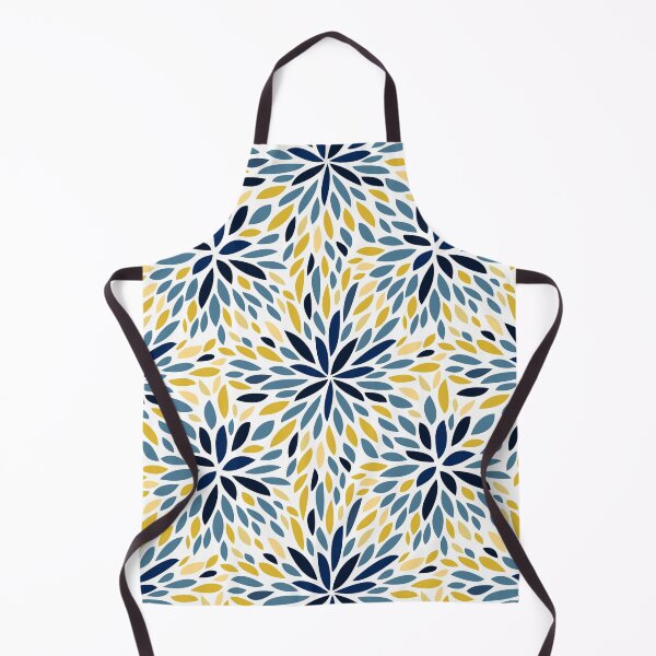 Artikelvorschau, Floral Petal, Blue and Yellow entworfen und verkauft von meggydesigns.