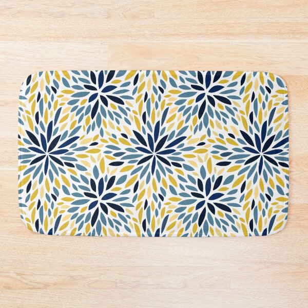 Item preview, Floral Petal, Blue and Yellow designed and sold by meggydesigns.