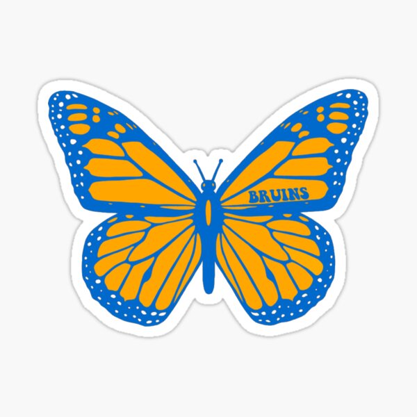 UCLA butterfly Sticker