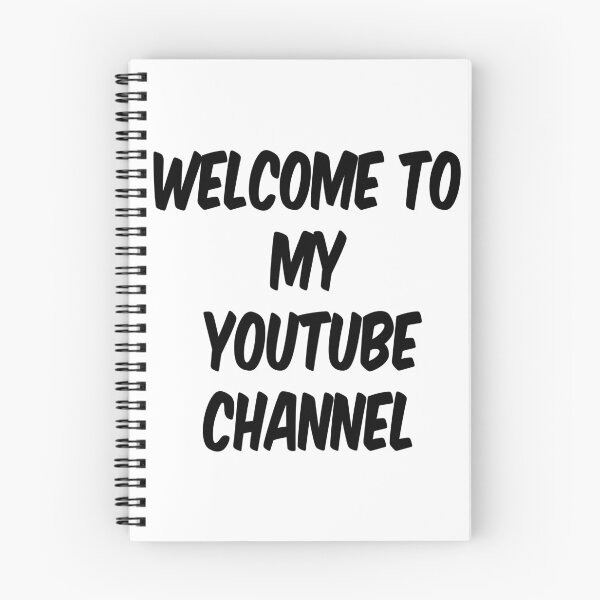 Item preview, Welcome To My YouTube Channel designed and sold by MottoDigging.