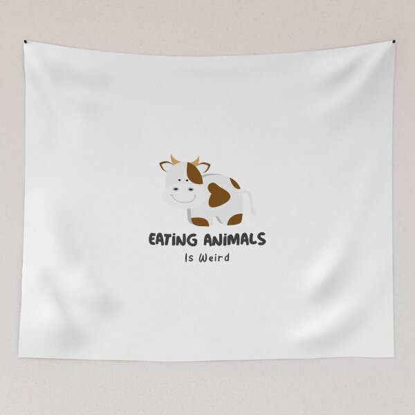 Item preview, Eating Animals is Weird - Cow designed and sold by veganville.