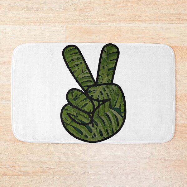 Item preview, Monstera Peace Sign Hand  designed and sold by BuzzySpaceBee.