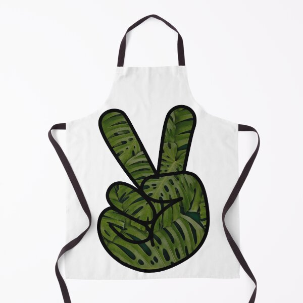 Item preview, Monstera Peace Sign Hand designed and sold by BuzzySpaceBee.