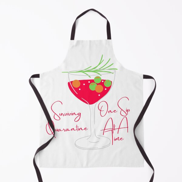 Item preview, Serviving Quarantine One Sip At A Time designed and sold by Red-ElYoubi.