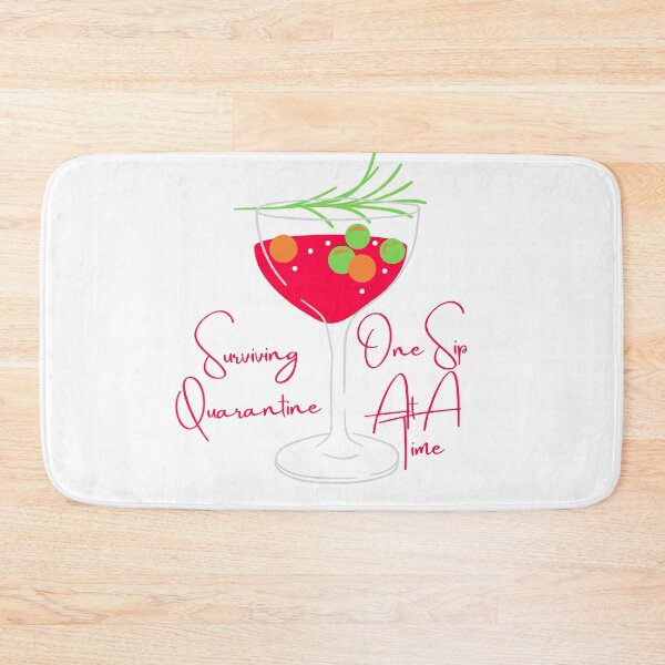 Item preview, Serviving Quarantine One Sip At A Time designed and sold by Red-ElYoubi.