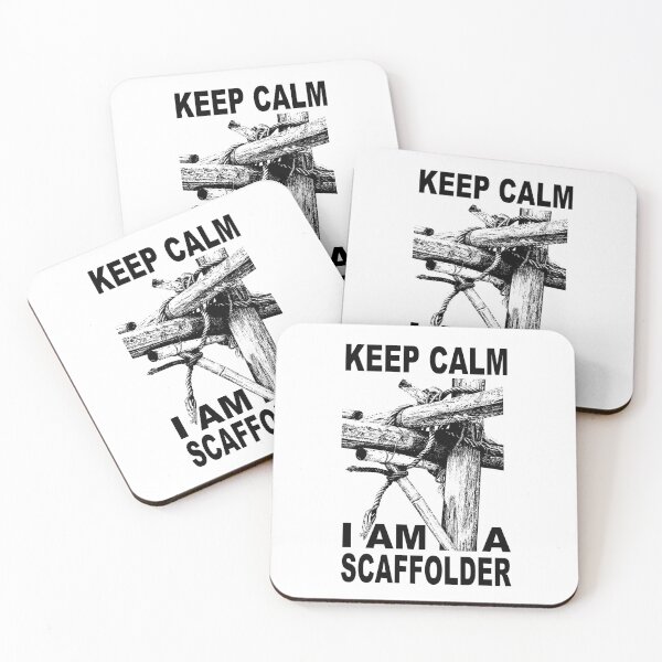 Item preview, Keep Calm; I Am A Scaffolder; designed and sold by StickerApe.