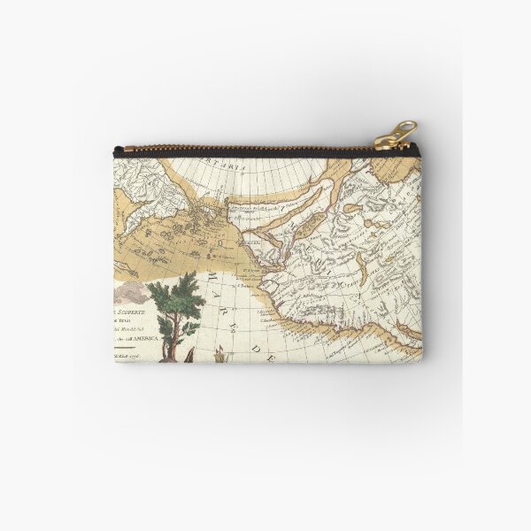 Item preview, Vintage Western North America & Pacific Ocean Map designed and sold by BravuraMedia.