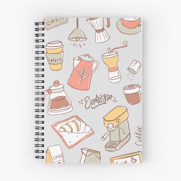 Item preview, Cute Coffee Elements designed and sold by Ing.Doodle.