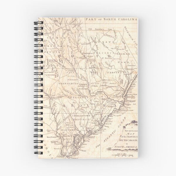 Item preview, Vintage Map of South Carolina (1779) designed and sold by BravuraMedia.