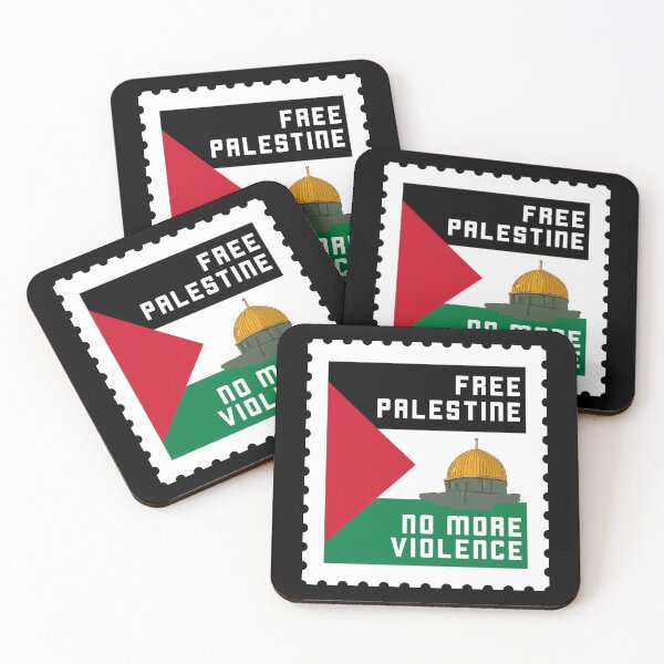 Item preview, Free Palestine-No violence Stamp designed and sold by JahidMunna.