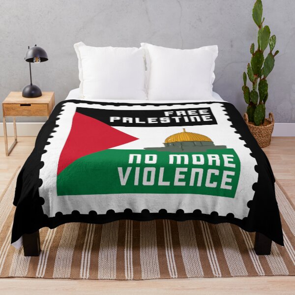 Item preview, Free Palestine-No violence Stamp designed and sold by JahidMunna.