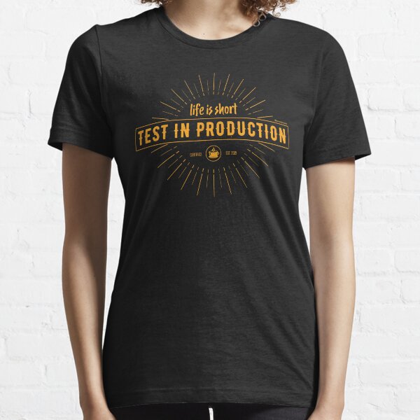 Item preview, LIFE IS SHORT TEST IN PRODUCTION designed and sold by Office Geek Shop.