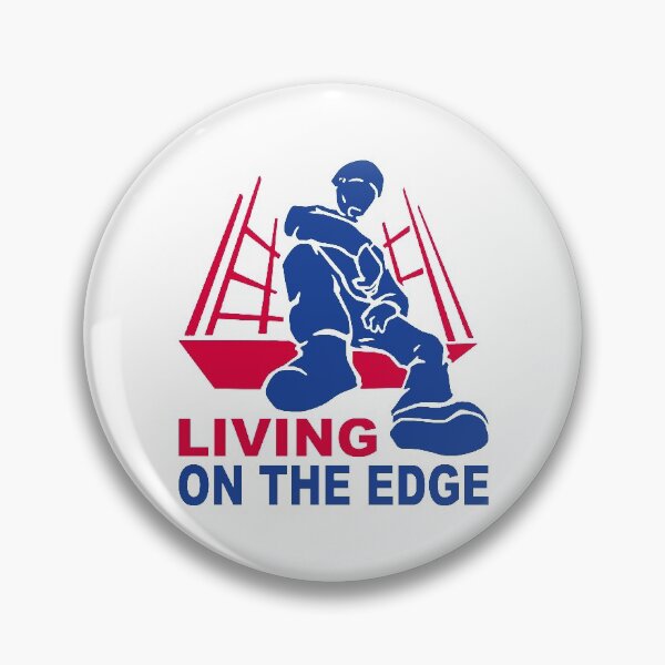 Item preview, Living On The Edge; Erector; designed and sold by StickerApe.