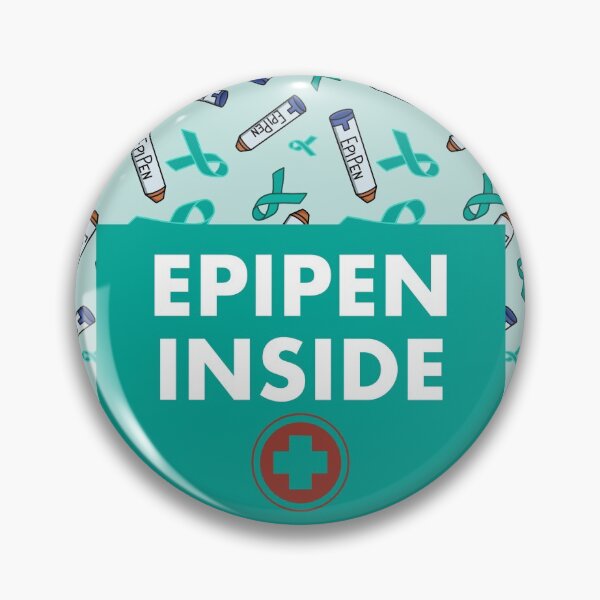 Item preview, EPIPEN Inside Medical Bag (Teal Ribbon) designed and sold by DrawingWithT.