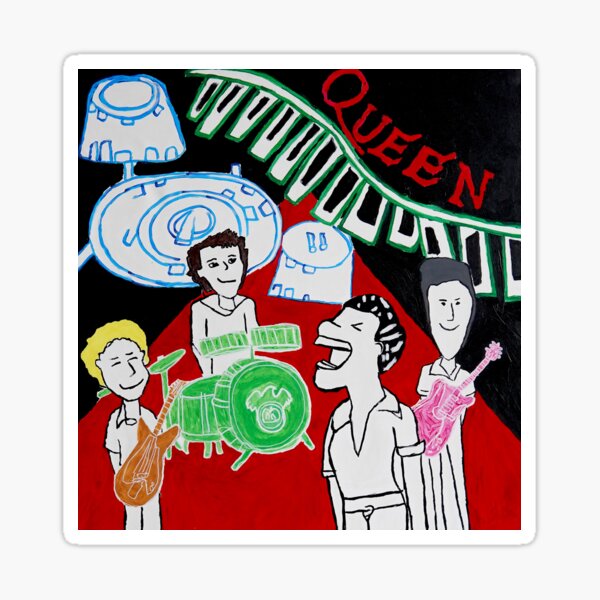 Queen by Cristina Mariotta & Matthew Campano Sticker
