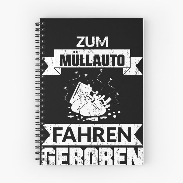 Item preview, ZUM MUeLLAUTO FAHREN GEBOREN designed and sold by Spirit-Designs.