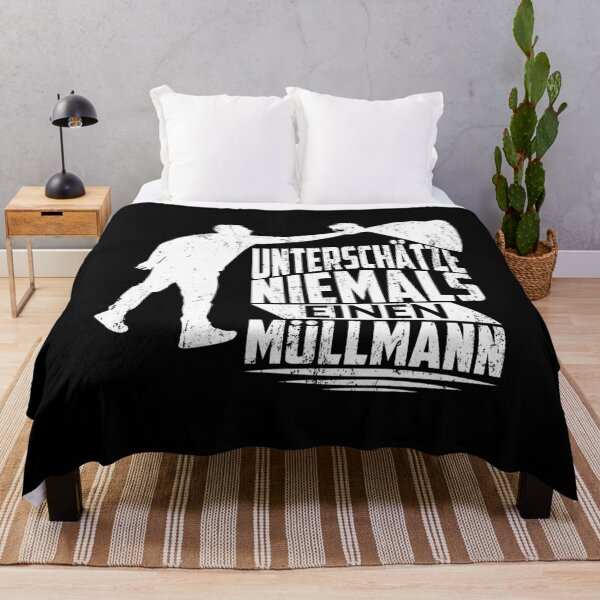 Artikelvorschau, UNTERSCHÄTZE NIEMALS EINEN MÜLLMANN entworfen und verkauft von Spirit-Designs.