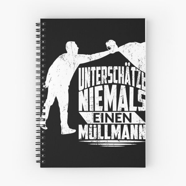 Artikelvorschau, UNTERSCHÄTZE NIEMALS EINEN MÜLLMANN entworfen und verkauft von Spirit-Designs.