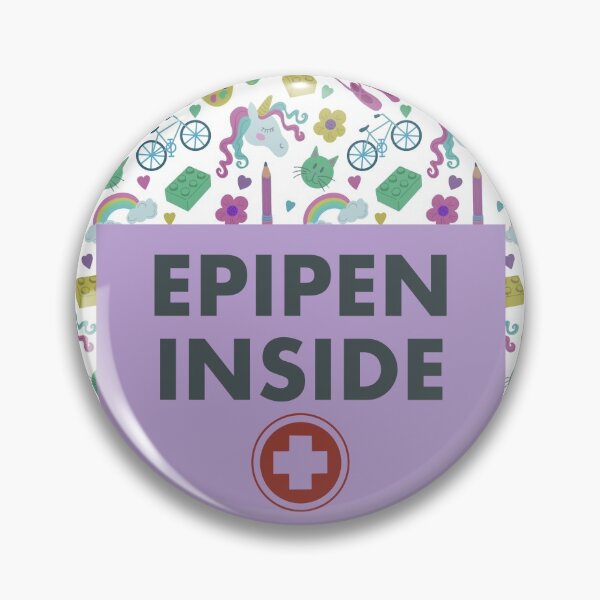 Item preview, EPIPEN Inside Medical Bag (Kid’s Purple) designed and sold by DrawingWithT.