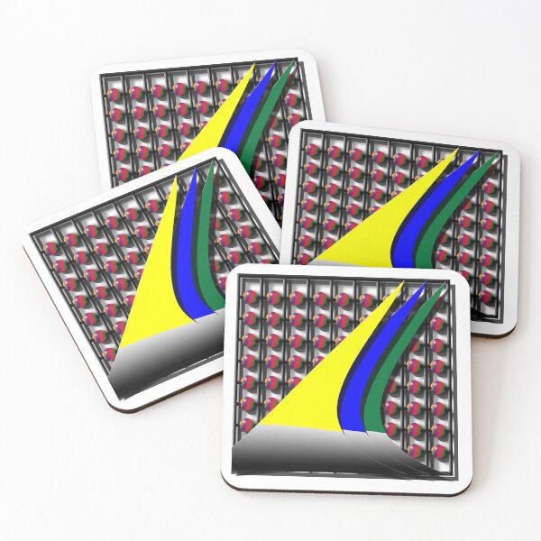 Item preview, Grid, sphere, (283.2.) (Sphere, multicolored, yellow, blue, green) decorative, digital, colorful, abstract, designed and sold by Paszkan.