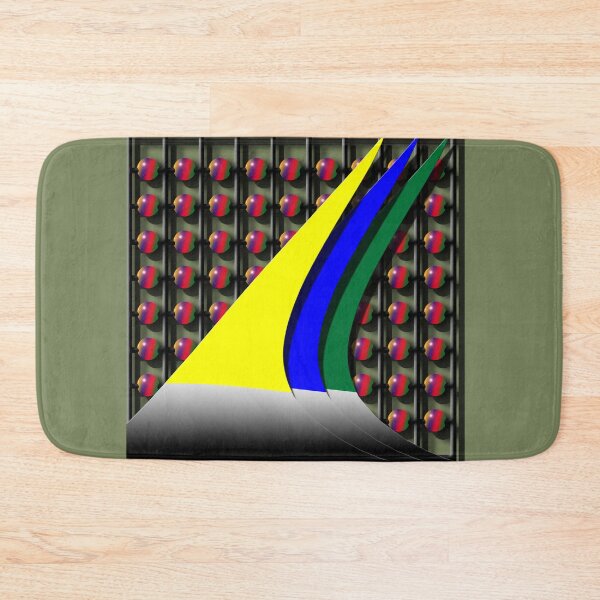 Item preview, Grid, sphere, (283.2.) (Sphere, multicolored, yellow, blue, green) decorative, digital, colorful, abstract, designed and sold by Paszkan.