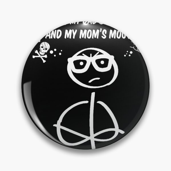 Item preview, I got my dad’s temper and my mom’s mouth that’s why I’m always in trouble designed and sold by Graphics Adora.