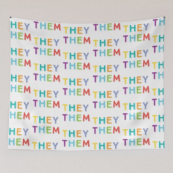 Item preview, They Them pronoun designed and sold by steymo.