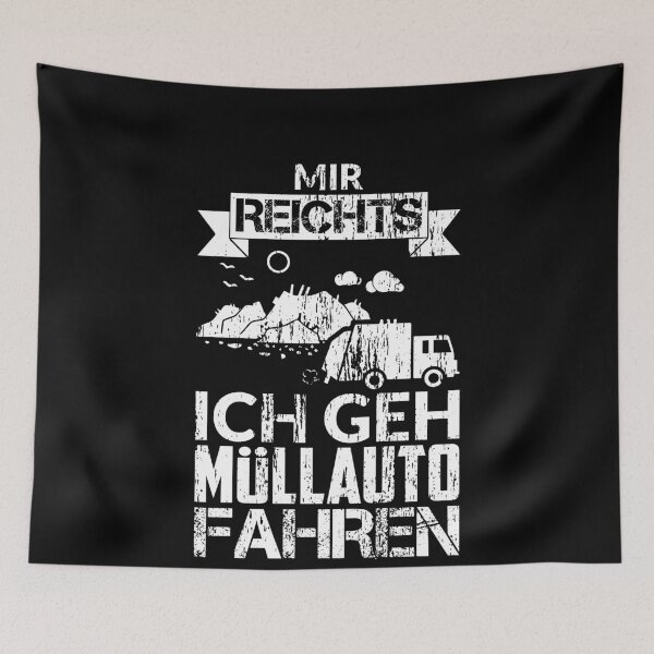 Item preview, MIR REICHTS ICH GEH MUeLLAUTO FAHREN designed and sold by Spirit-Designs.