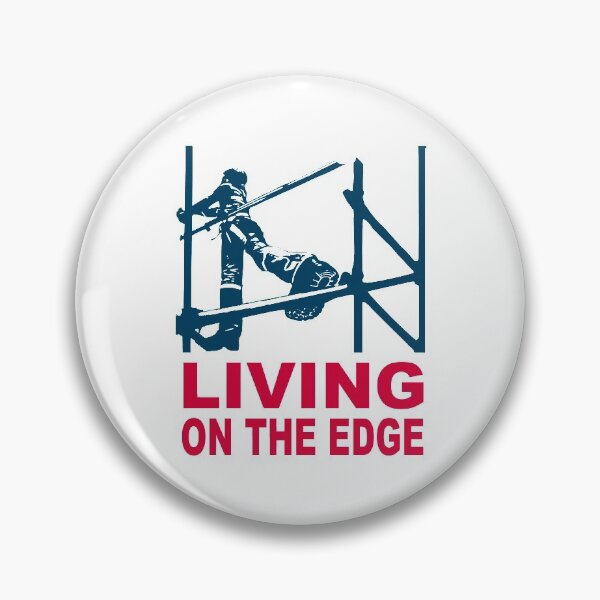 Item preview, Living On The Edge; Scaffolding; designed and sold by StickerApe.