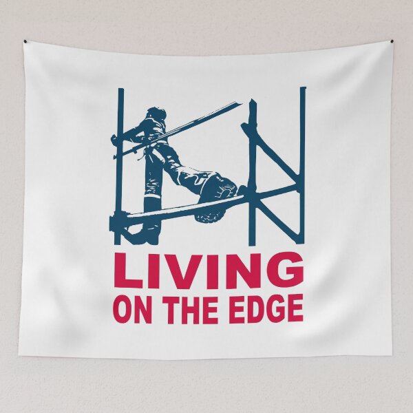 Item preview, Living On The Edge; Scaffolding; designed and sold by StickerApe.