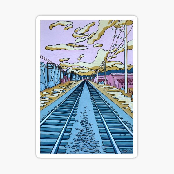 Item preview, Colorful Railroad Track  designed and sold by Lovely-Lemons.
