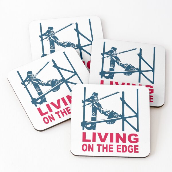 Item preview, Living On The Edge; Scaffolding; designed and sold by StickerApe.
