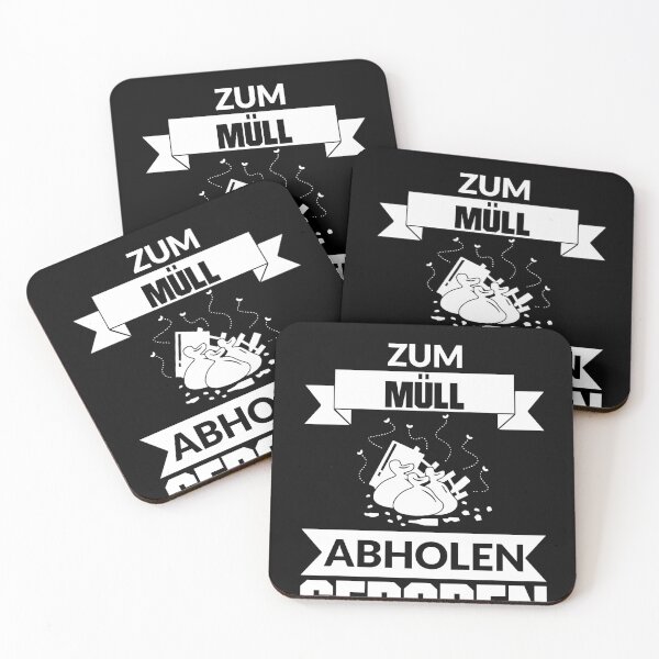 Item preview, ZUM MUeLL ABHOLEN GEBOREN designed and sold by Spirit-Designs.