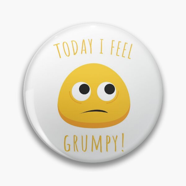 Item preview, Smiley feelings PBO design Grumpy! designed and sold by PrintByOrderDK.